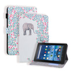Custodia portafoglio in pelle con slot carte per Fire HD 8 2017