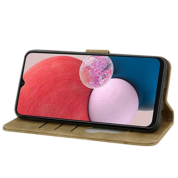 Custodia in pelle goffrata con gatto Sakura per Samsung Galaxy S23 5G