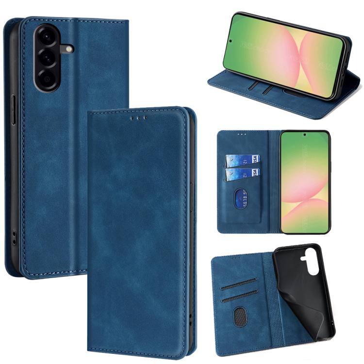 Custodia magnetica in pelle per Galaxy A57 5G, Galaxy A37 5G, Samsung Galaxy A56 - dettaglio 19