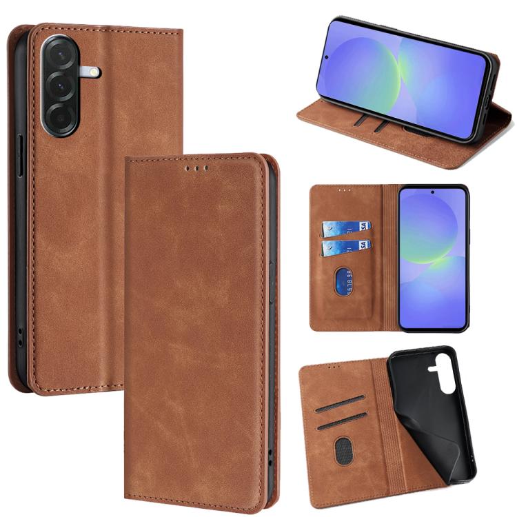 Custodia magnetica in pelle per Galaxy A57 5G, Galaxy A37 5G, Samsung Galaxy A56 - dettaglio 23