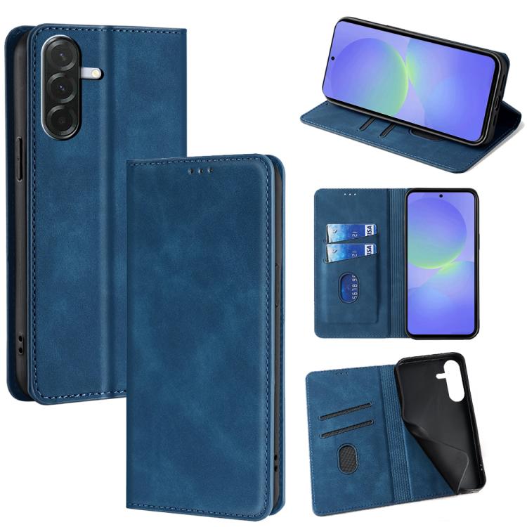 Custodia magnetica in pelle per Galaxy A57 5G, Galaxy A37 5G, Samsung Galaxy A56 - dettaglio 24