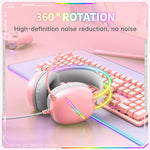 Cuffie gaming ONIKUMA X33 con luce RGB e microfono