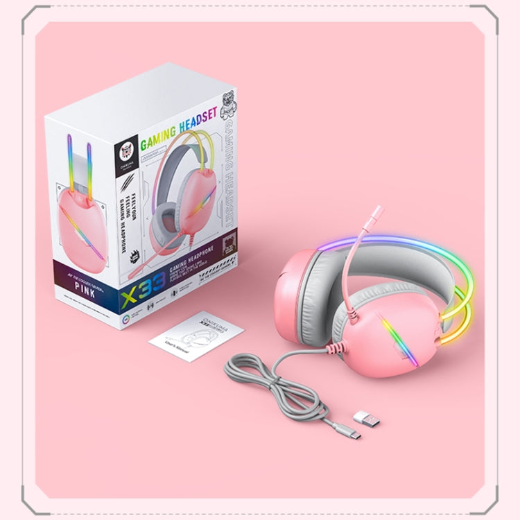 Cuffie gaming ONIKUMA X33 con luce RGB e microfono