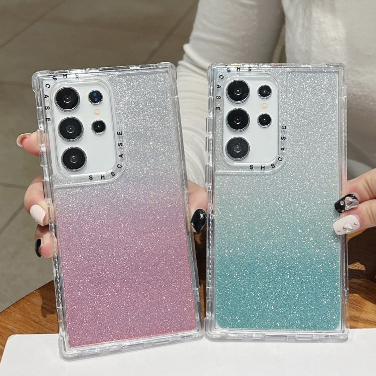 Custodia TPU glitterata a copertura totale per Samsung Galaxy S24 Ultra 5G