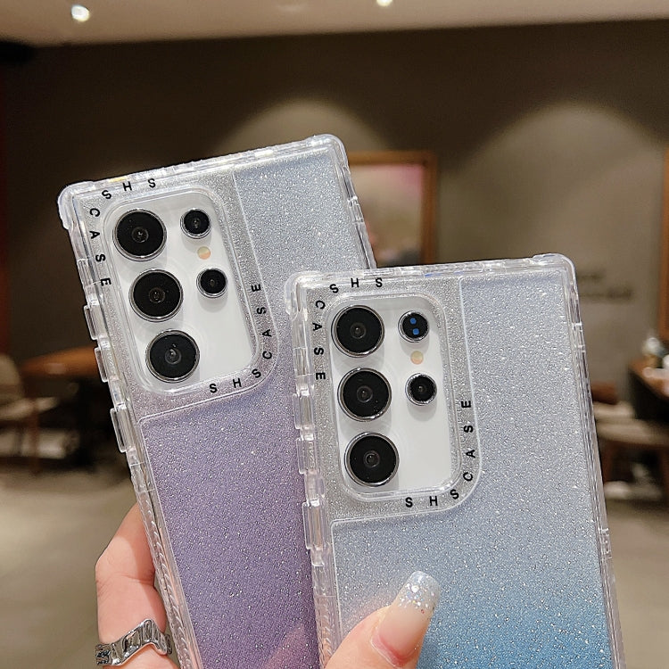 Custodia TPU glitterata a copertura totale per Samsung Galaxy S24 Ultra 5G