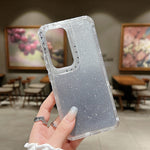 Custodia TPU glitterata a copertura totale per Samsung Galaxy S24 Ultra 5G