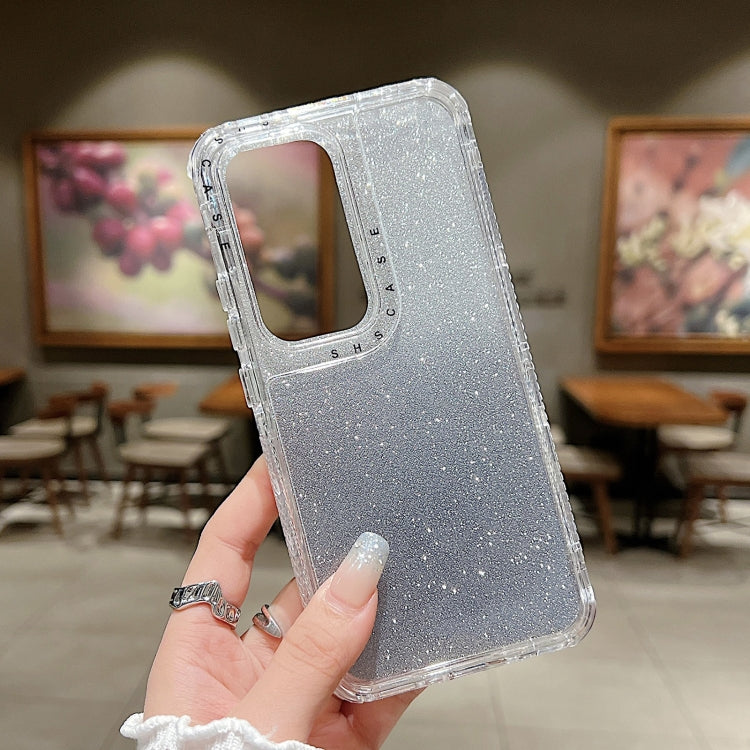 Custodia TPU glitterata a copertura totale per Samsung Galaxy S24 Ultra 5G