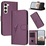 Custodia in pelle con fibbia triangolare per Samsung Galaxy S23, S20 FE e S22