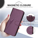 Custodia in pelle con fibbia triangolare per Samsung Galaxy S23, S20 FE e S22
