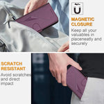 Custodia in pelle con fibbia triangolare per Samsung Galaxy S23, S20 FE e S22