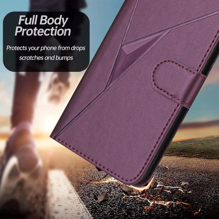 Custodia in pelle con fibbia triangolare per Samsung Galaxy S23, S20 FE e S22