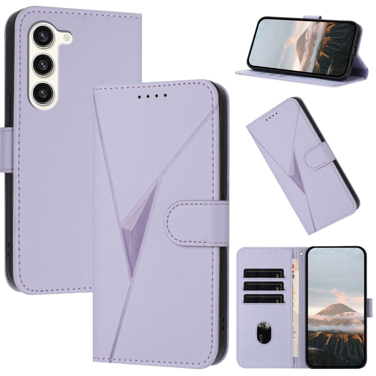 Custodia in pelle con fibbia triangolare per Samsung Galaxy S23, S20 FE e S22