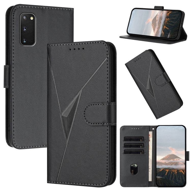 Custodia in pelle con fibbia triangolare per Samsung Galaxy S23, S20 FE e S22