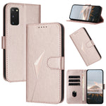 Custodia in pelle con fibbia triangolare per Samsung Galaxy S23, S20 FE e S22
