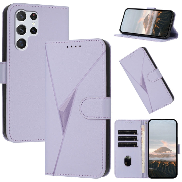 Custodia in pelle con fibbia triangolare per Samsung Galaxy S23, S20 FE e S22