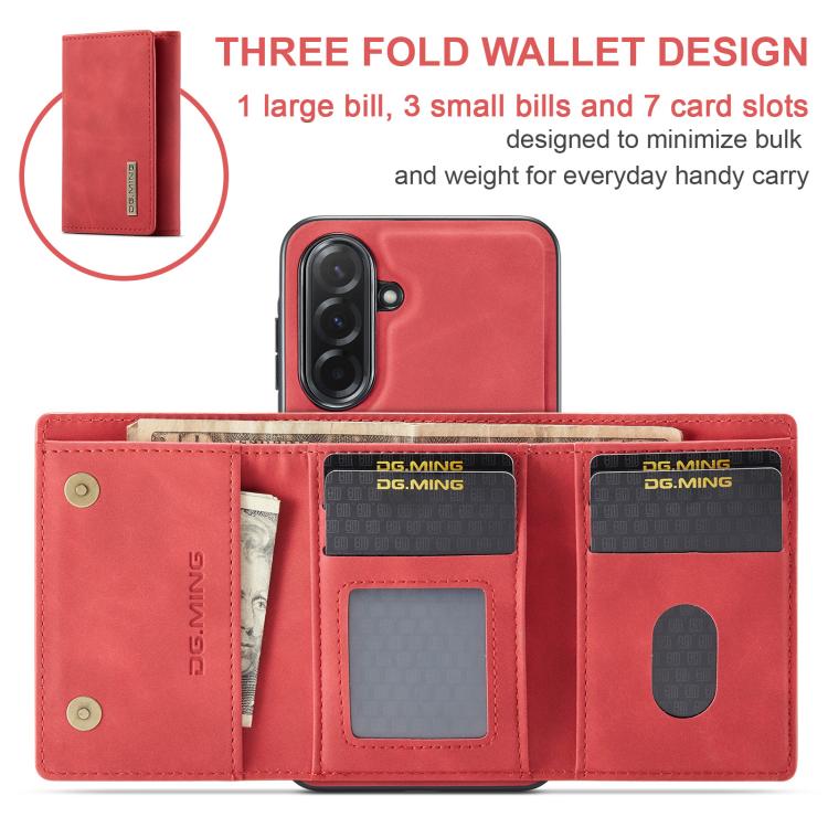 Portafoglio multi-carta magnetico DG.MING M1 Series per Samsung Galaxy A57 A37