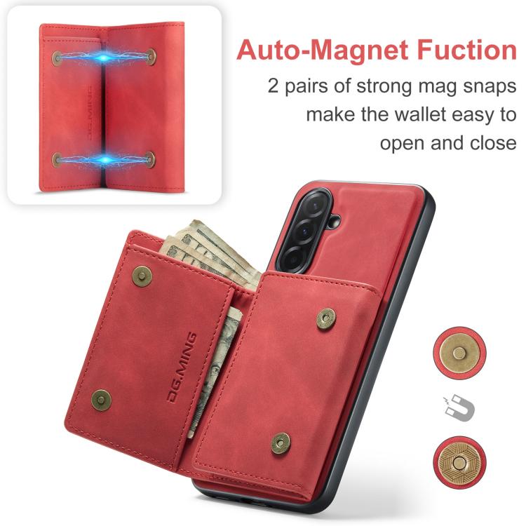 Portafoglio multi-carta magnetico DG.MING M1 Series per Samsung Galaxy A57 A37