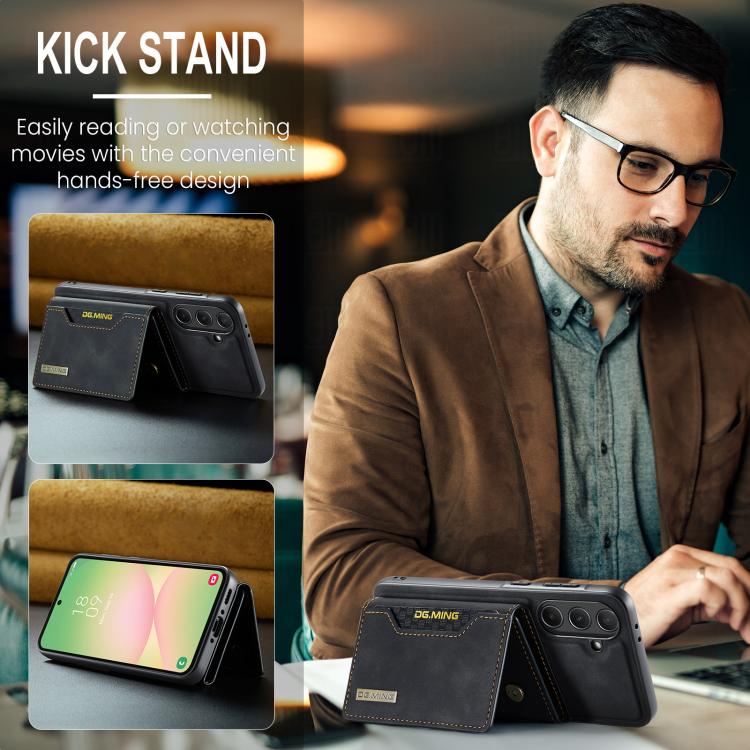 Borsa multi-carta a 3 pieghe con custodia magnetica per Samsung Galaxy A56, A26