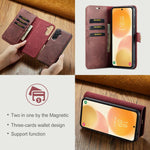 Custodia in pelle magnetica staccabile per Samsung Galaxy A57, A37, A27 e A17