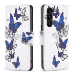 Custodia in pelle con motivo colorato per Samsung Galaxy S25 e S25+ 5G