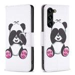 Custodia in pelle con motivo colorato per Samsung Galaxy S25 e S25+ 5G
