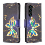Custodia in pelle con motivo colorato per Samsung Galaxy S25 e S25+ 5G