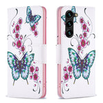Custodia in pelle con motivo colorato per Samsung Galaxy S25 e S25+ 5G