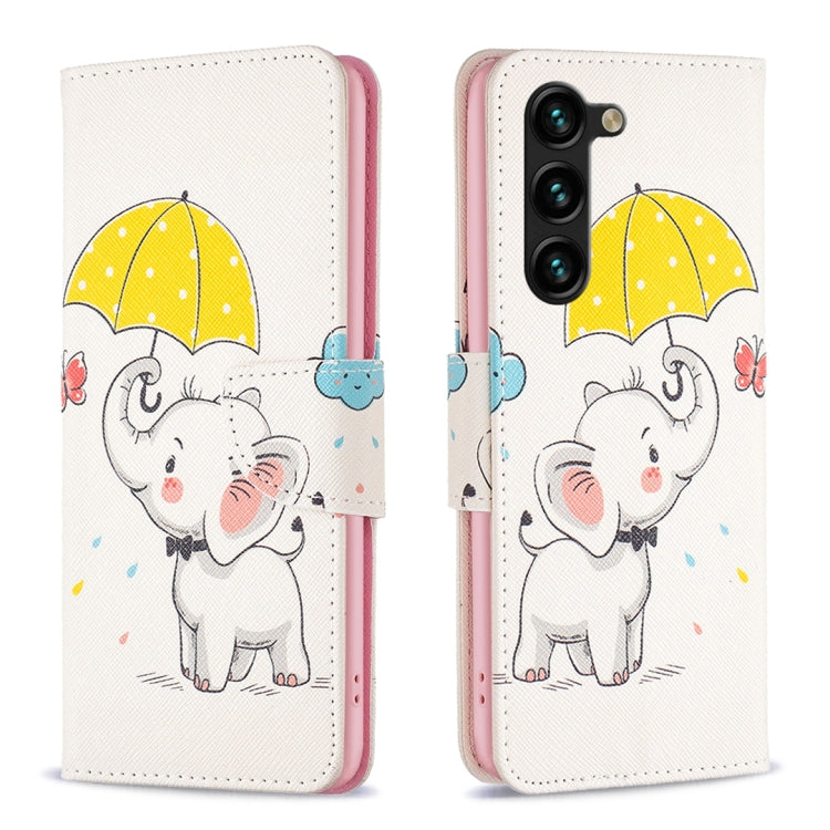 Custodia in pelle con motivo colorato per Samsung Galaxy S25 e S25+ 5G