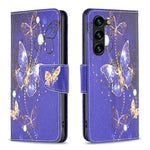 Custodia in pelle con motivo colorato per Samsung Galaxy S25 e S25+ 5G