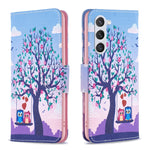 Custodia in pelle con motivo colorato per Samsung Galaxy S25 e S25+ 5G