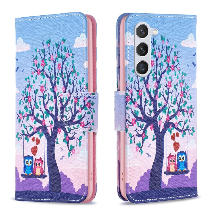 Custodia in pelle con motivo colorato per Samsung Galaxy S25 e S25+ 5G