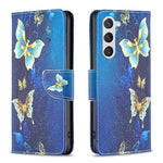 Custodia in pelle con motivo colorato per Samsung Galaxy S25 e S25+ 5G