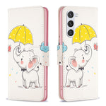 Custodia in pelle con motivo colorato per Samsung Galaxy S25 e S25+ 5G