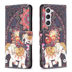 Custodia in pelle con motivo colorato per Samsung Galaxy S25 e S25+ 5G