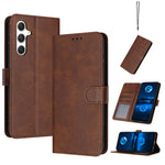 Custodia in pelle vitello pieno fiore per Samsung Galaxy S26+, S26 Ultra, S26 e