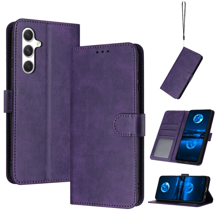 Custodia in pelle vitello pieno fiore per Samsung Galaxy S26+, S26 Ultra, S26 e