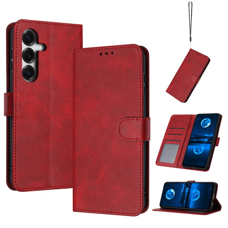 Custodia in pelle vitello pieno fiore per Samsung Galaxy S26+, S26 Ultra, S26 e