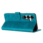 Custodia in pelle vitello pieno fiore per Samsung Galaxy S26+, S26 Ultra, S26 e
