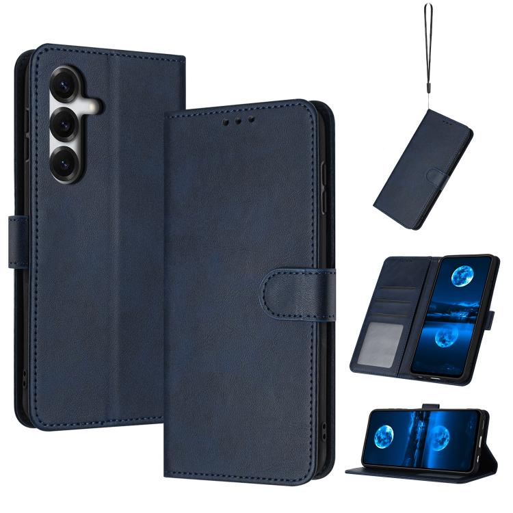 Custodia in pelle vitello pieno fiore per Samsung Galaxy S26+, S26 Ultra, S26 e
