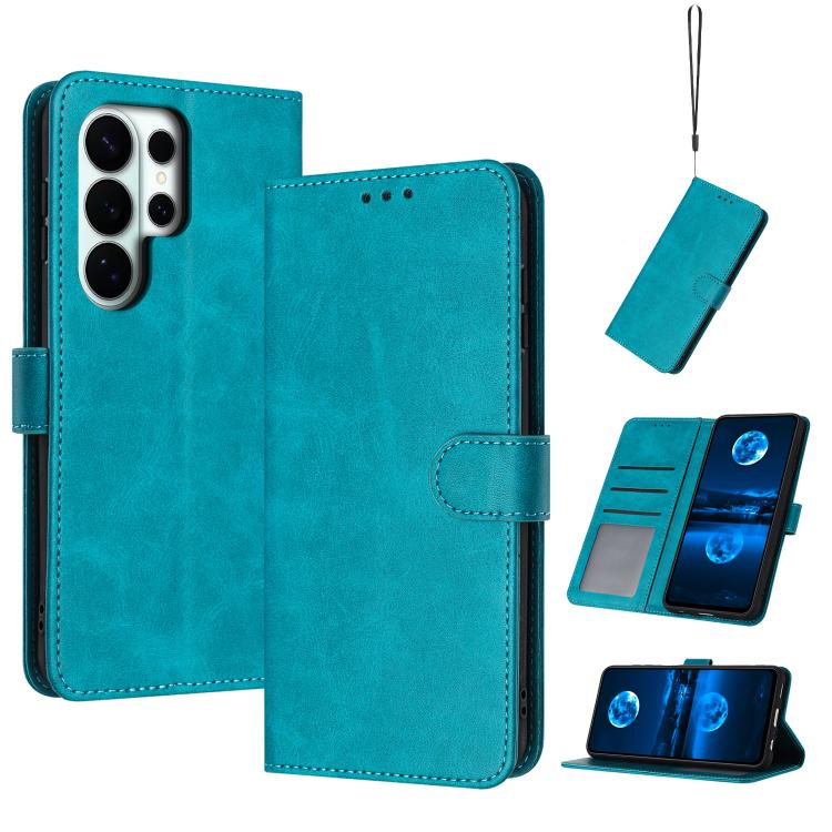 Custodia in pelle vitello pieno fiore per Samsung Galaxy S26+, S26 Ultra, S26 e