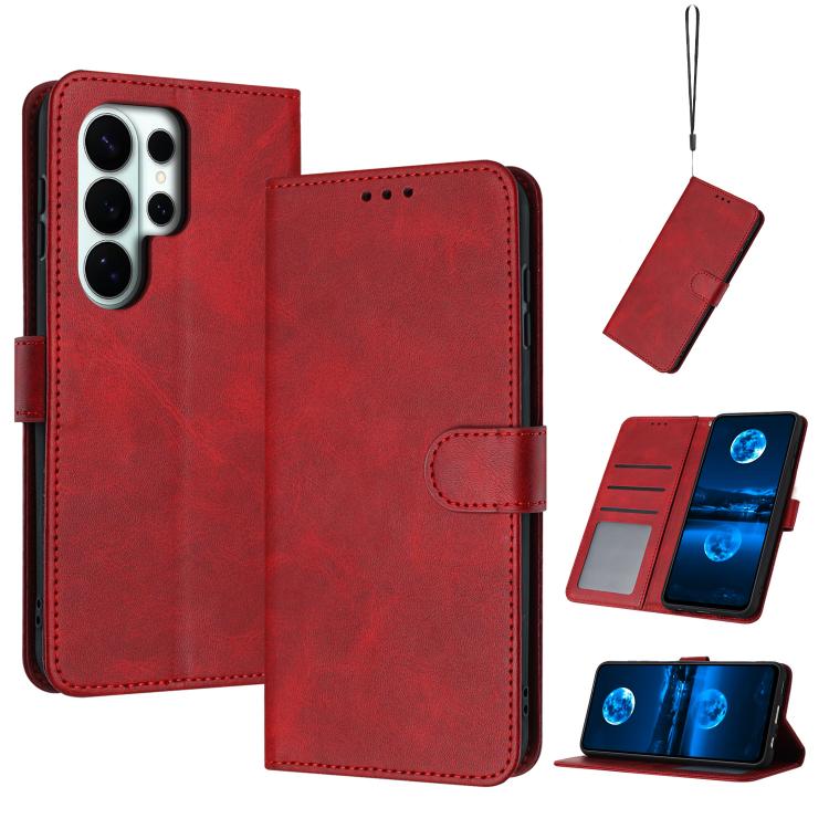 Custodia in pelle vitello pieno fiore per Samsung Galaxy S26+, S26 Ultra, S26 e