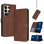 Custodia in pelle vitello pieno fiore per Samsung Galaxy S26+, S26 Ultra, S26 e