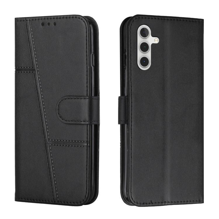 Custodia in pelle con fibbia e texture in vitello per Samsung Galaxy S26+, S26