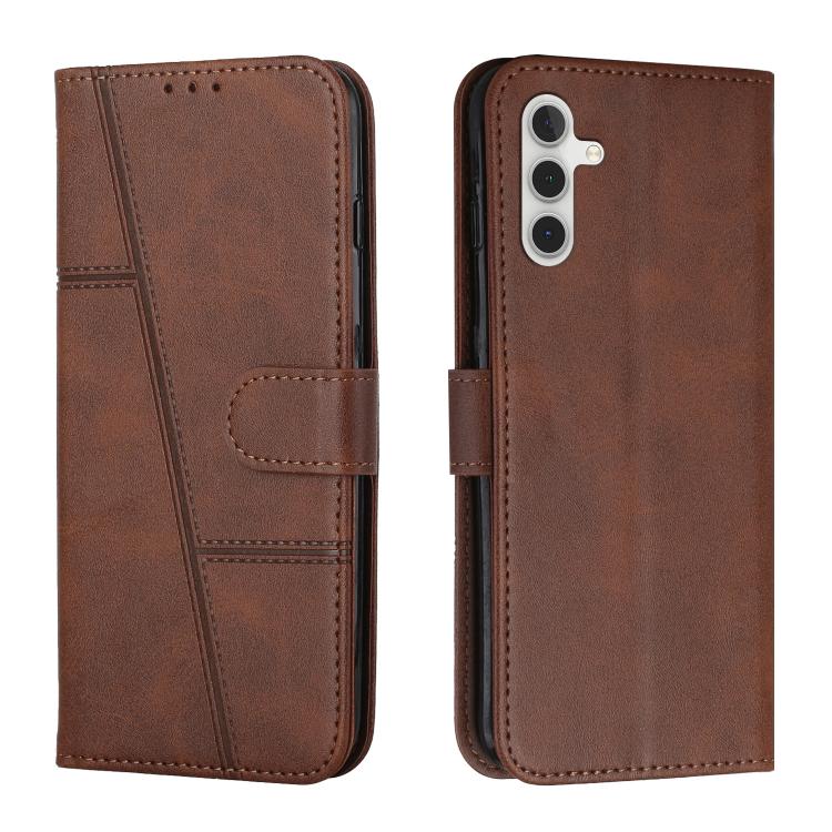 Custodia in pelle con fibbia e texture in vitello per Samsung Galaxy S26+, S26