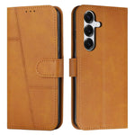 Custodia in pelle con fibbia e texture in vitello per Samsung Galaxy S26+, S26