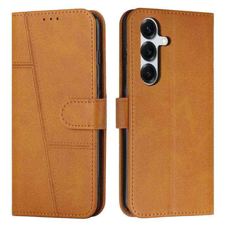Custodia in pelle con fibbia e texture in vitello per Samsung Galaxy S26+, S26