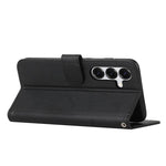 Custodia in pelle con fibbia e texture in vitello per Samsung Galaxy S26+, S26