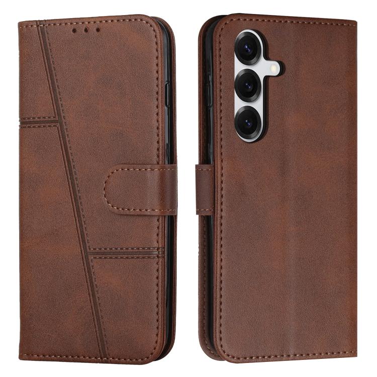 Custodia in pelle con fibbia e texture in vitello per Samsung Galaxy S26+, S26
