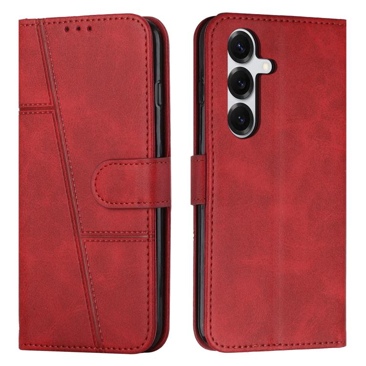 Custodia in pelle con fibbia e texture in vitello per Samsung Galaxy S26+, S26