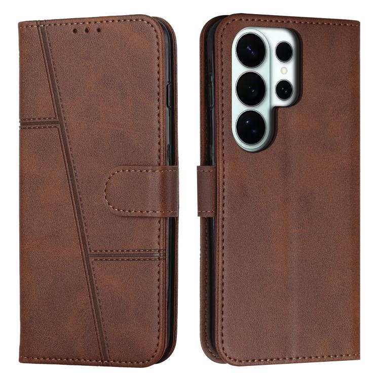 Custodia in pelle con fibbia e texture in vitello per Samsung Galaxy S26+, S26